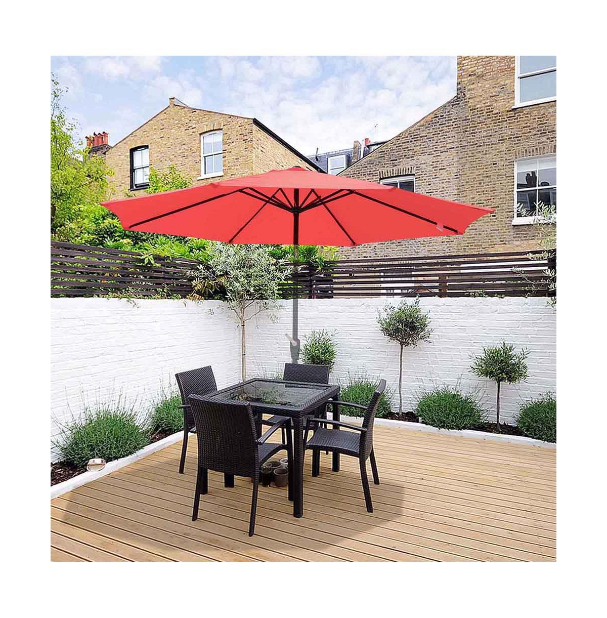 10ft Universal Replacement Umbrella Canopy Top Cover Patio Beach