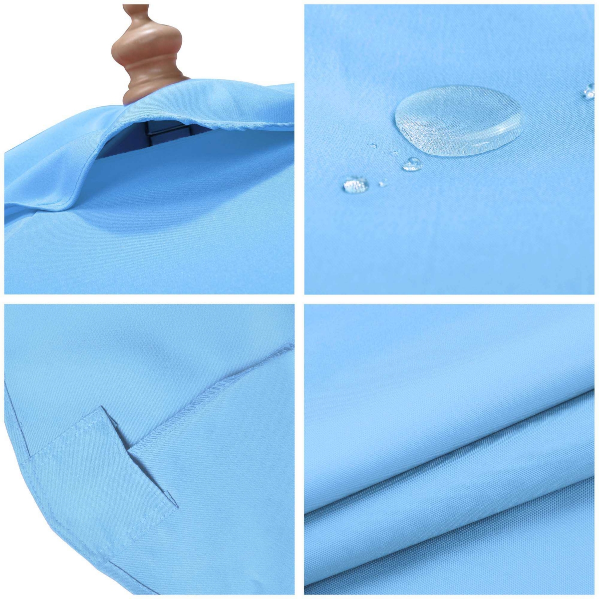 Yescom Ft Patio Umbrella Replacement Canopy Market Table Top Outdoor Sunshade Cover