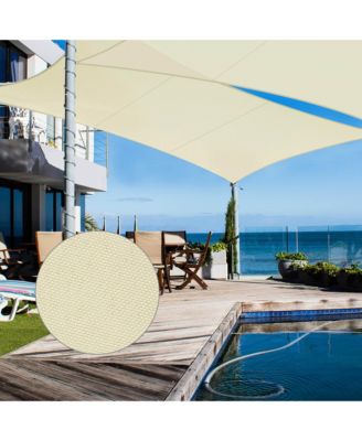 10x13 Ft 97% UV Block Rectangle Sun Shade Sail Top Canopy Outdoor Patio 2 Pack