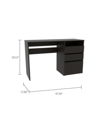 Louisiana Writing Computer Desk, Three Drawers