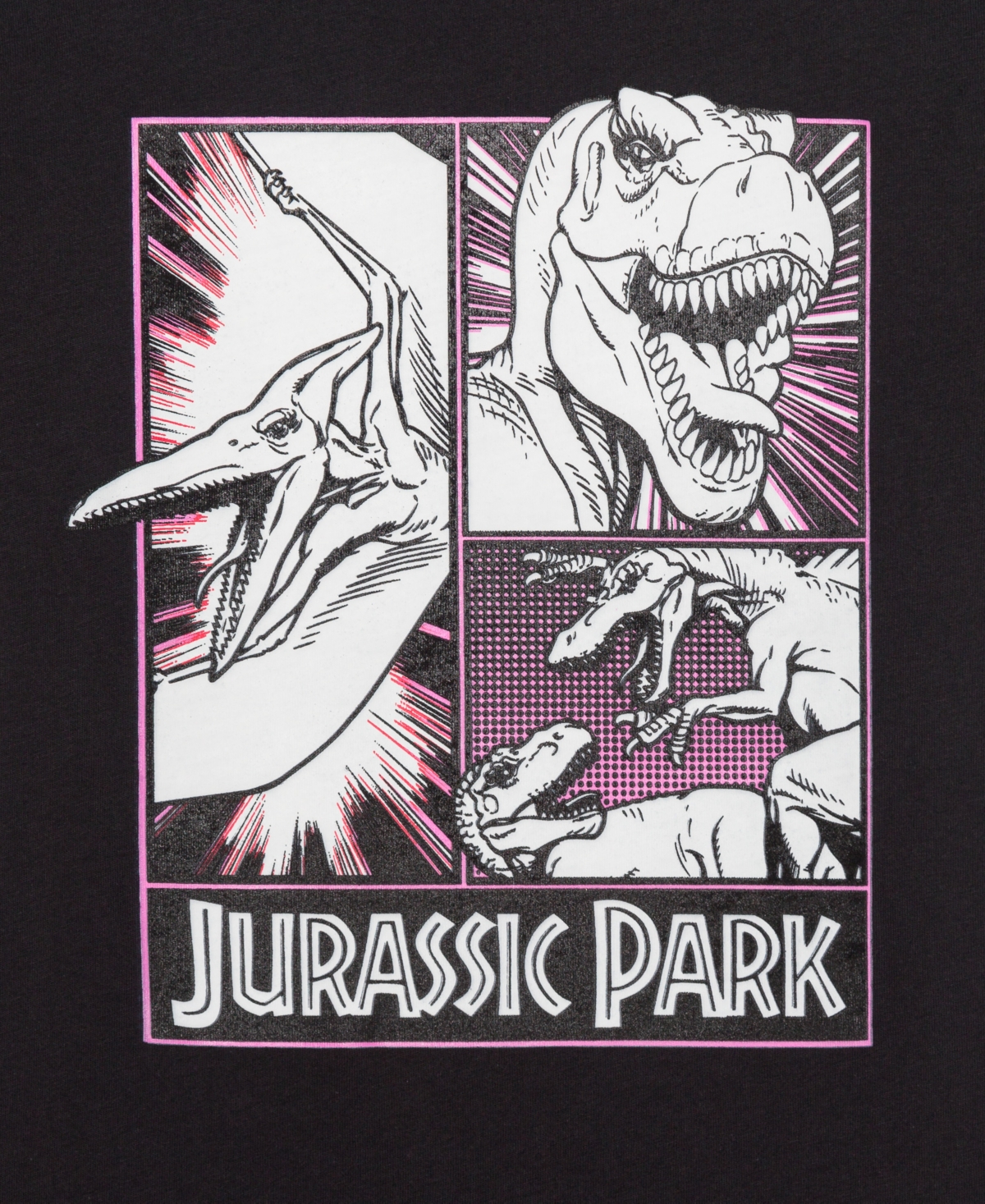 Jurassic Park Big Boys Dinosaur Short Sleeve Graphic T-shirt