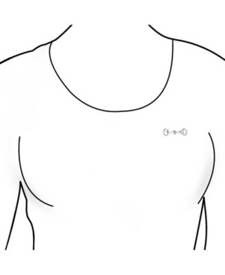 Equestrian Gift Double Bit Horse Snaffle Brooche Pin 14K Gold Plated Silver