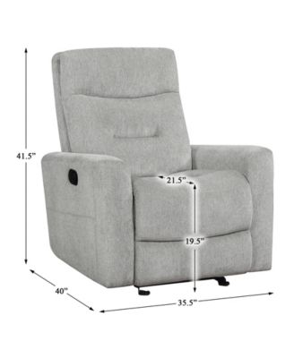 White Label Borneo Glider 36" Reclining Chair