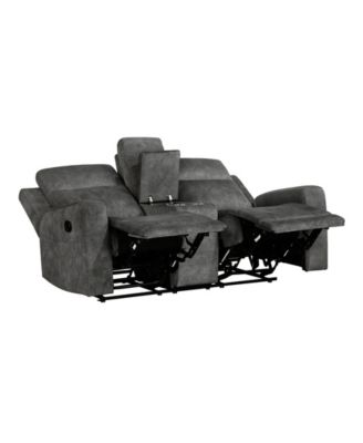 White Label Pagosa 71" Double Reclining Love Seat with Center Console