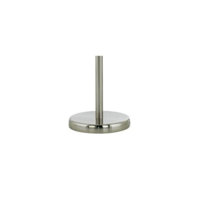 Alexei Modern Torchiere Floor Lamp with Side Lights 72" Tall Brushed Nickel White Crackle Glass for Living Room Reading Bedroom