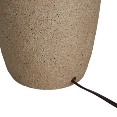 25 1/2" High Farmhouse Rustic Coastal Table Lamps Set of 2 Beige Oatmeal Shade Living Room Bedroom Bedside Nightstand