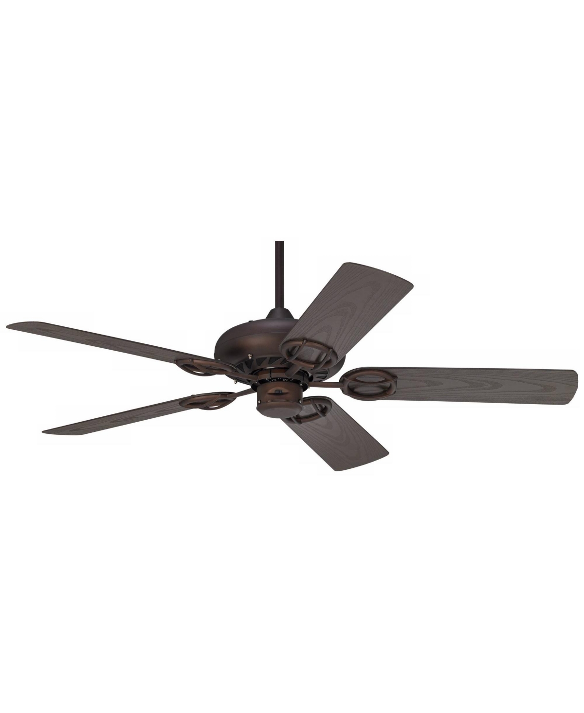 Orb Industrial Rustic Indoor Outdoor Ceiling Fan Oil Rubbed BronzeWet Rated for Patio Exterior House Home Porch Gazebo Garage Barn - Casa V