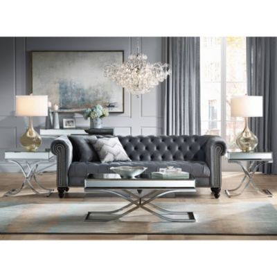 Swift Modern Table Lamp 30 1/2" Tall Mercury Glass Double Shade for Bedroom Living Room House Bedside Nightstand Office Entryway