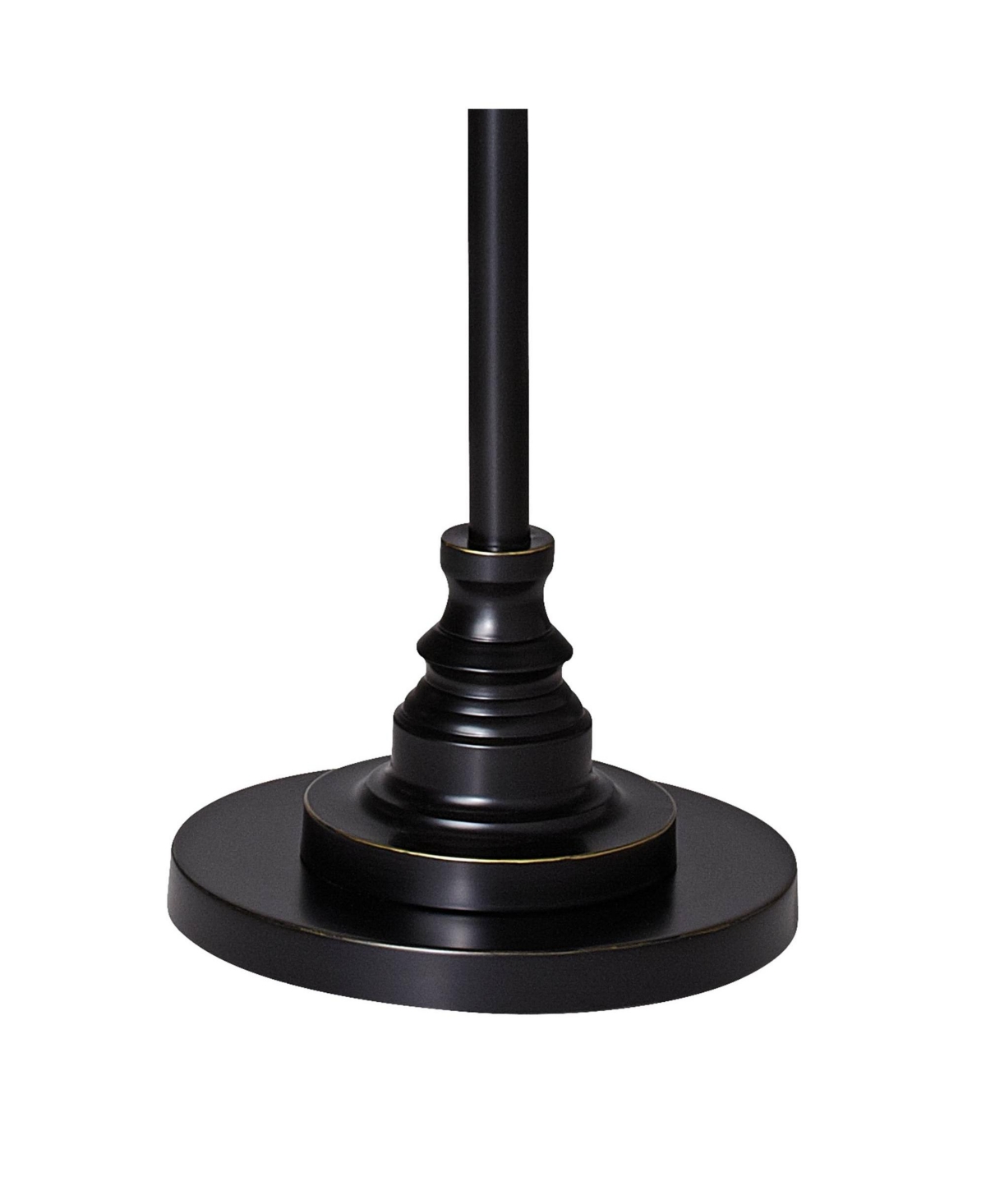 Modern Style Standing Floor Lamp Tall Black Bronze Soft Gold Edging Metal TexturedFaux Silk Drum Shade Decor for Living Room Reading House B