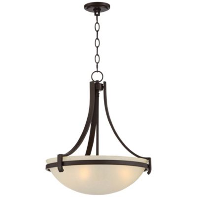Mallot Pendant Chandelier with 4-Light Industrial Champagne Glass Bowl Shade Fixture