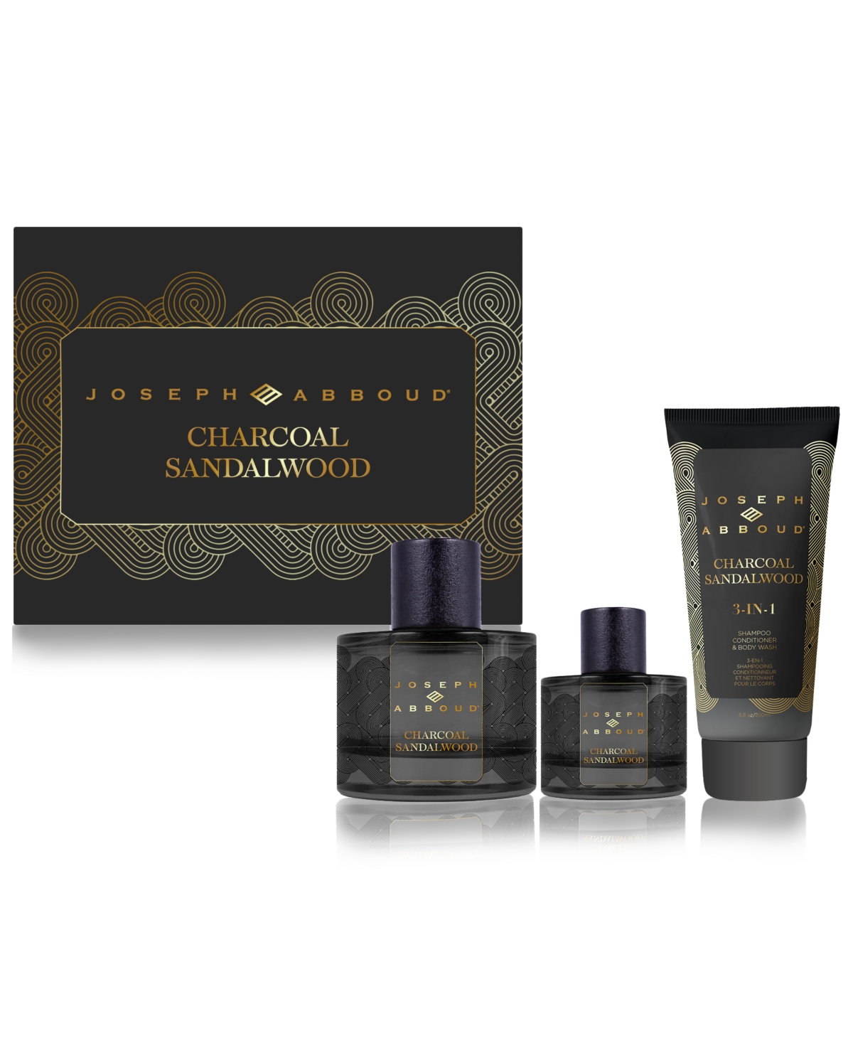 Men's 3-Pc. Charcoal Sandalwood Eau de Parfum Gift Set