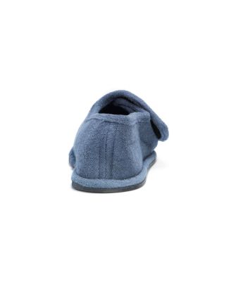 Men's Terry Open Toe Velcro Slippers