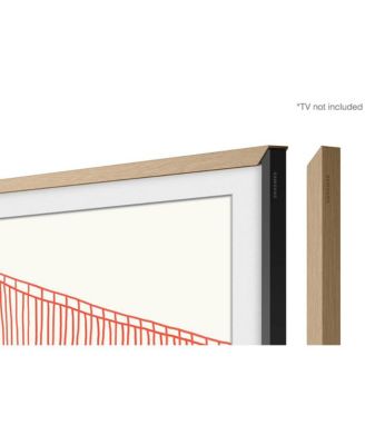 55" The Frame Customizable Bezel In Modern Teak - VGSCFA55TK