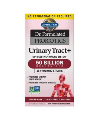 Garden of Life Dr. Formulated Probiotics Urinary Tract Plus, 60 Caps