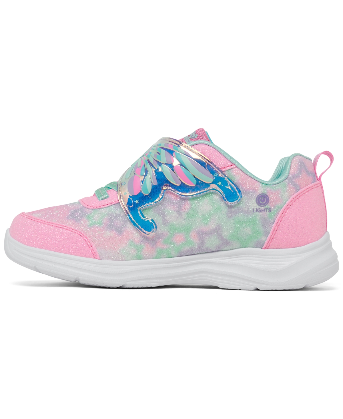 Skechers Little Girls' Slip-Ins: Glimmer Kicks - Fairy Chaser Casual Sneakers from Finish Line -Turquoise