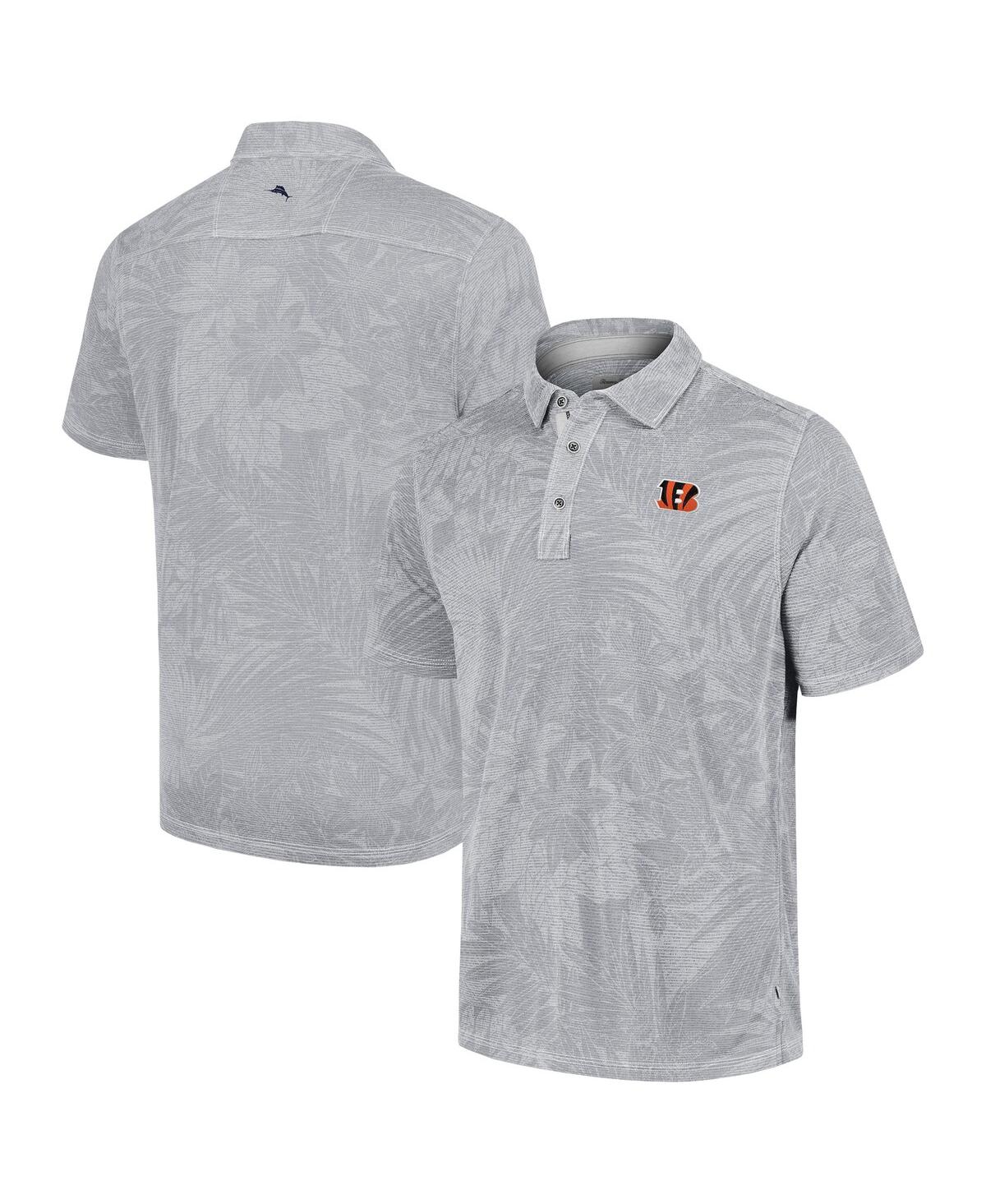 Tommy Bahama Men's Gray Cincinnati Bengals Sport Santiago Paradise Polo In Gray
