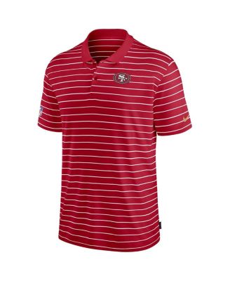 Men's Scarlet San Francisco 49ers 2022 Sideline Lock Up Victory Performance Polo