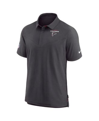 Men's Black Atlanta Falcons Sideline Lockup Performance Polo