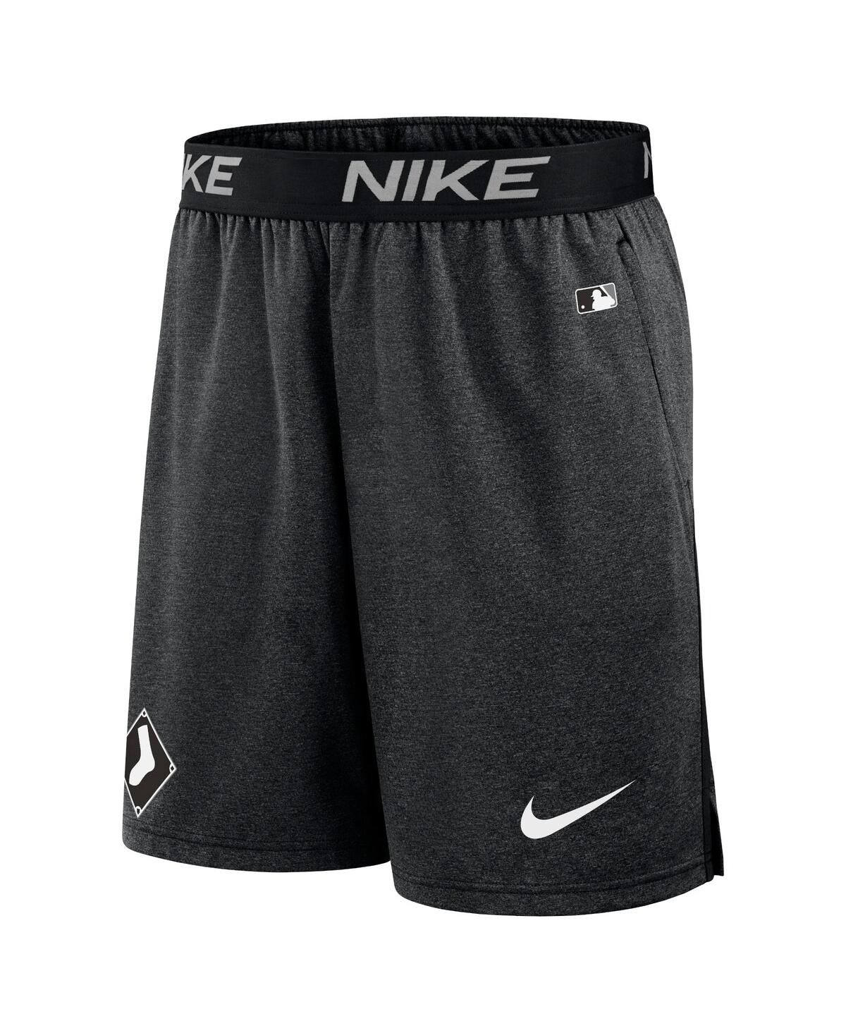 Nike Men'sChicago White Sox City Connect Performance Practice Shorts - Black