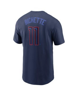 Men's Bo Bichette Navy Toronto Blue Jays 2024 City Connect Name Number T-Shirt