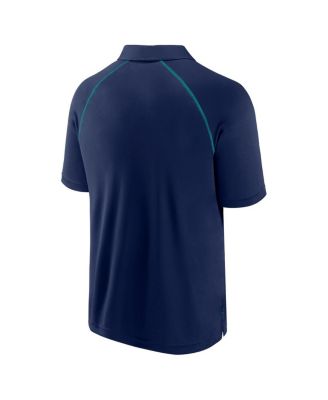 Men's Navy Seattle Mariners Strong Alone Raglan Polo