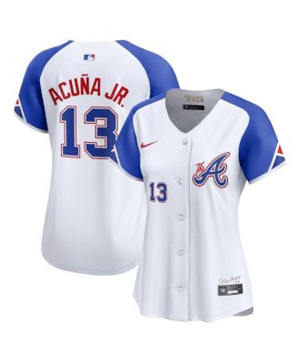 Atlanta Braves: Ronald Acuna Jr. Stitched Nike deals Jersey (White)