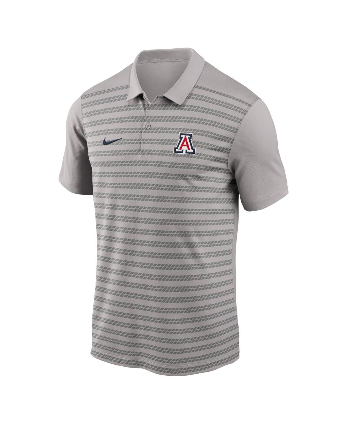 Nike Men's Pewter Arizona Wildcats 2024 Early Season Coaches Sideline Performance Polo Shirt In Pewter