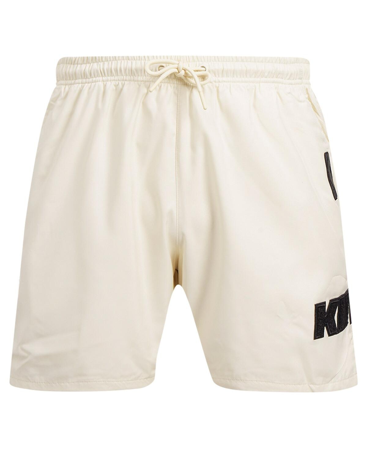 Pro Standard Men's Cream Sacramento Kings Triple Tonal Woven Shorts In Cream