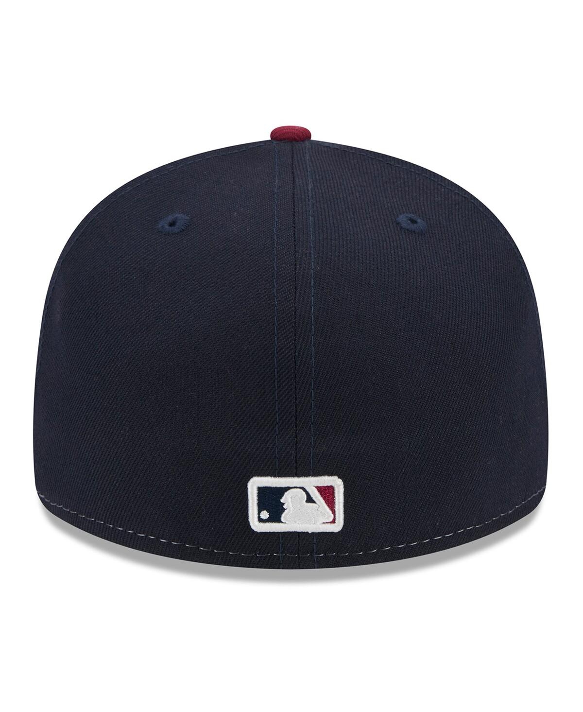 NEW ERA MEN'S WHITE/RED CLEVELAND GUARDIANS 2024 CITY CONNECT LOW PROFILE 59FIFTY FITTED HAT 