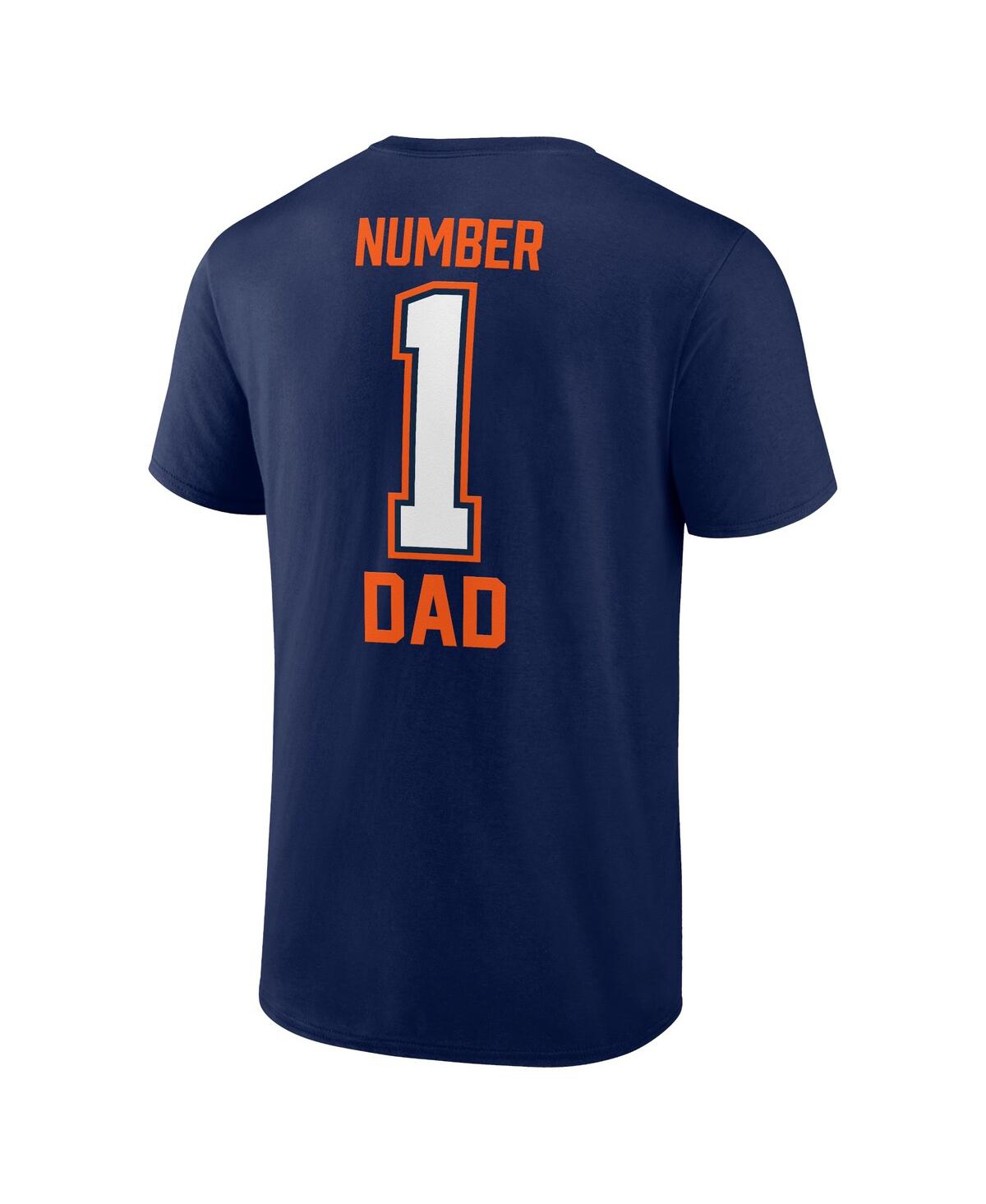 Fanatics Men'sDenver Broncos 1 Dad T-Shirt - Navy