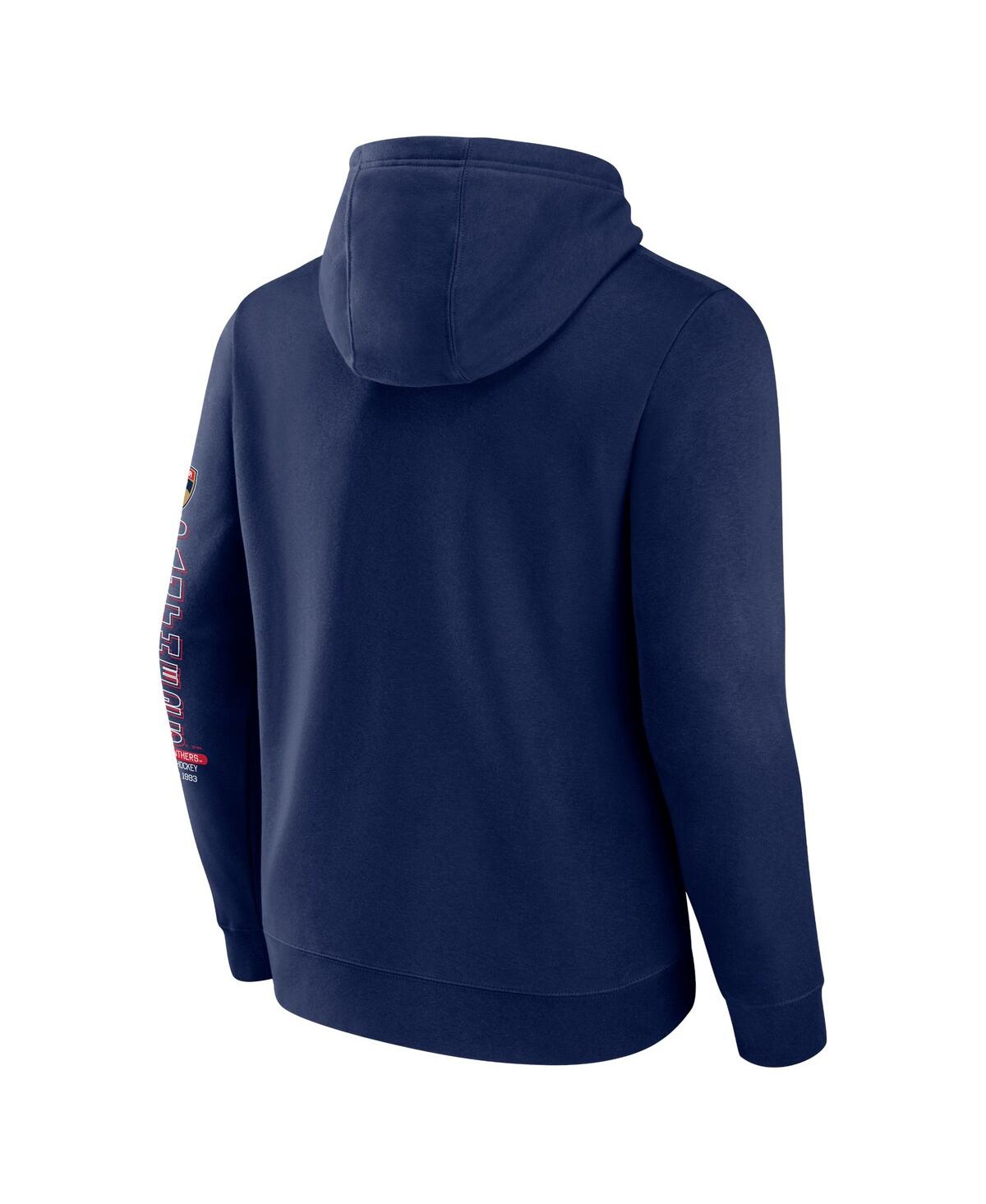 Fanatics Men'sFlorida Panthers Revolution Pullover Hoodie - Navy