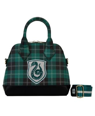 Loungefly Harry Potter Slytherin Varsity Plaid Crossbody Bag