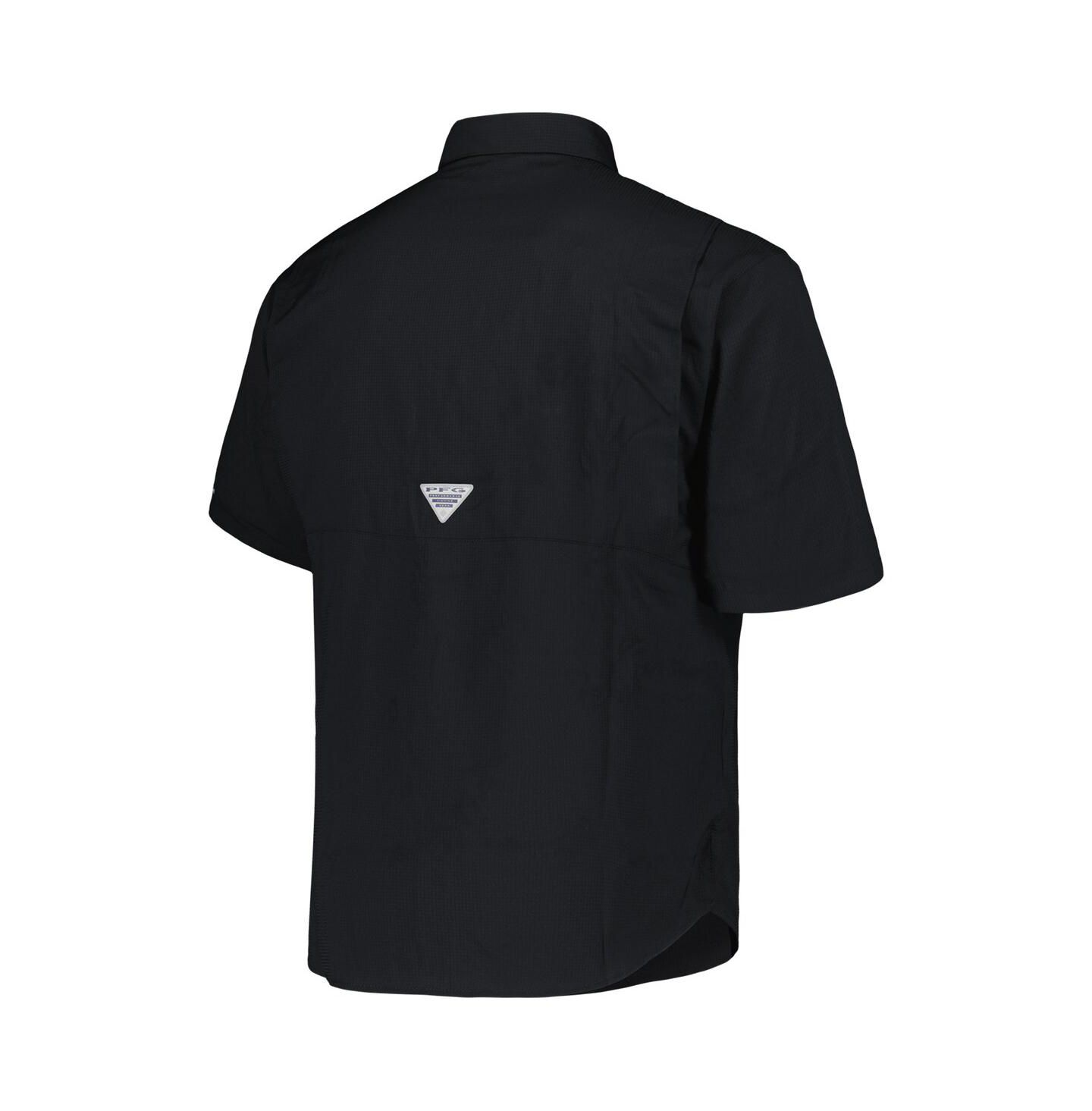 Мужская рубашка Columbia Black San Francisco Giants Tamiami Omni-Shade Button-Down — фото 2