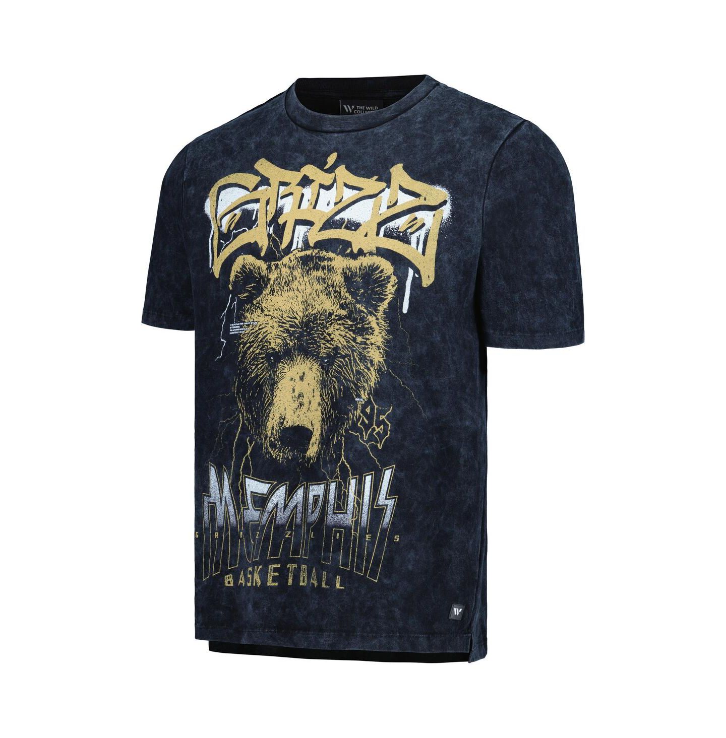 Футболка The Wild Collective Black Memphis Grizzlies Tour Band — фото 3