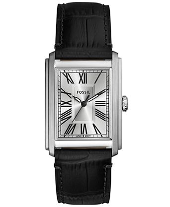Men's Carraway Three-Hand Brown Leather Watch, 30mm