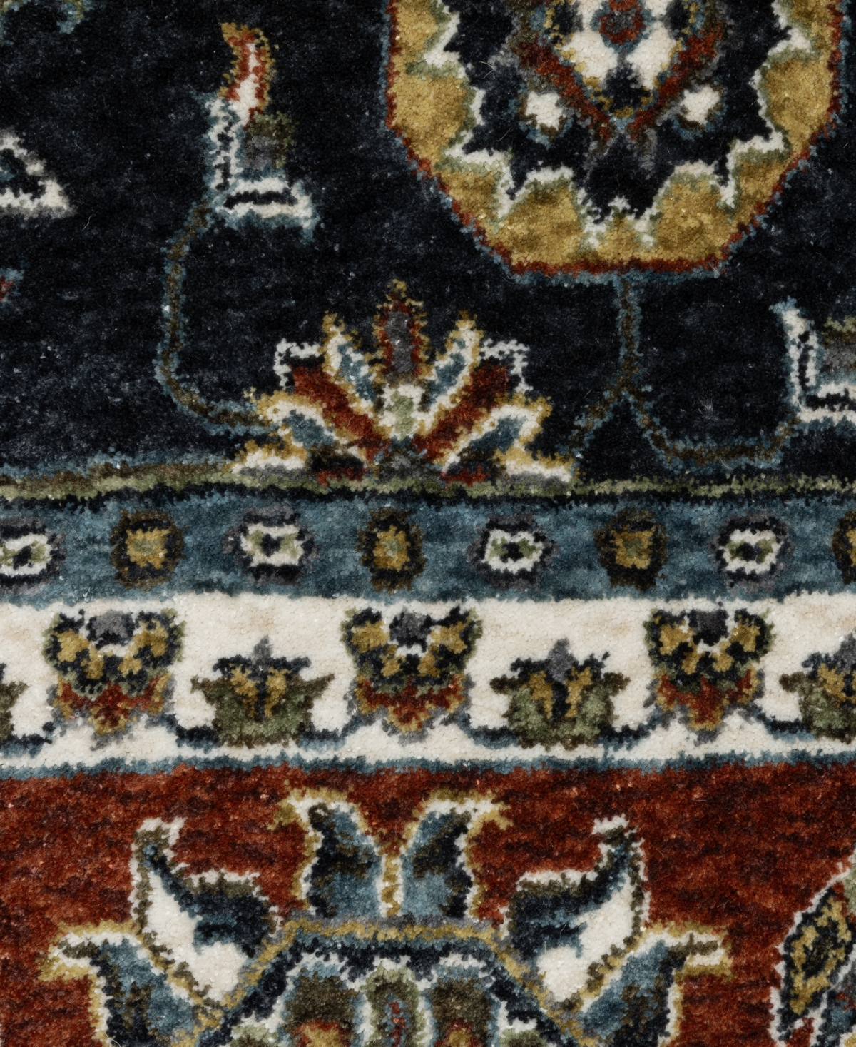 Oriental Weavers Vivian Vi05a 6'7x9'6 Area Rug In Navy