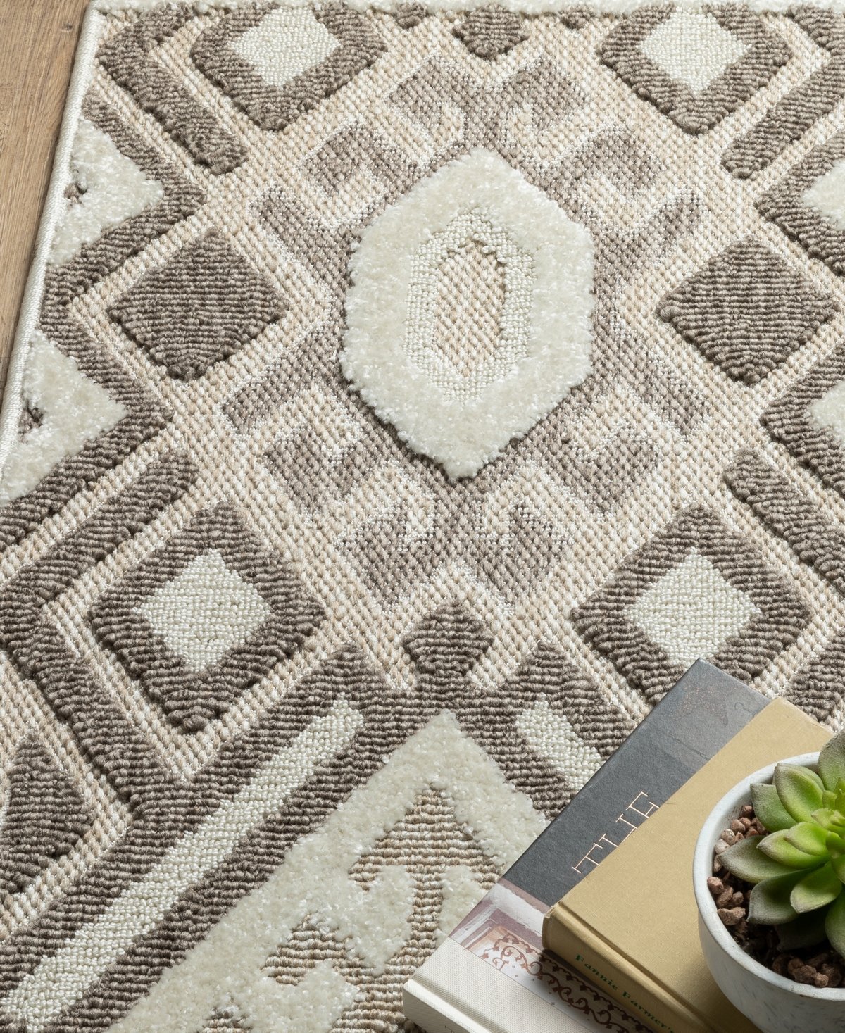 Oriental Weavers Tangier Tan10 2'3x7'6 Runner Area Rug In Brown