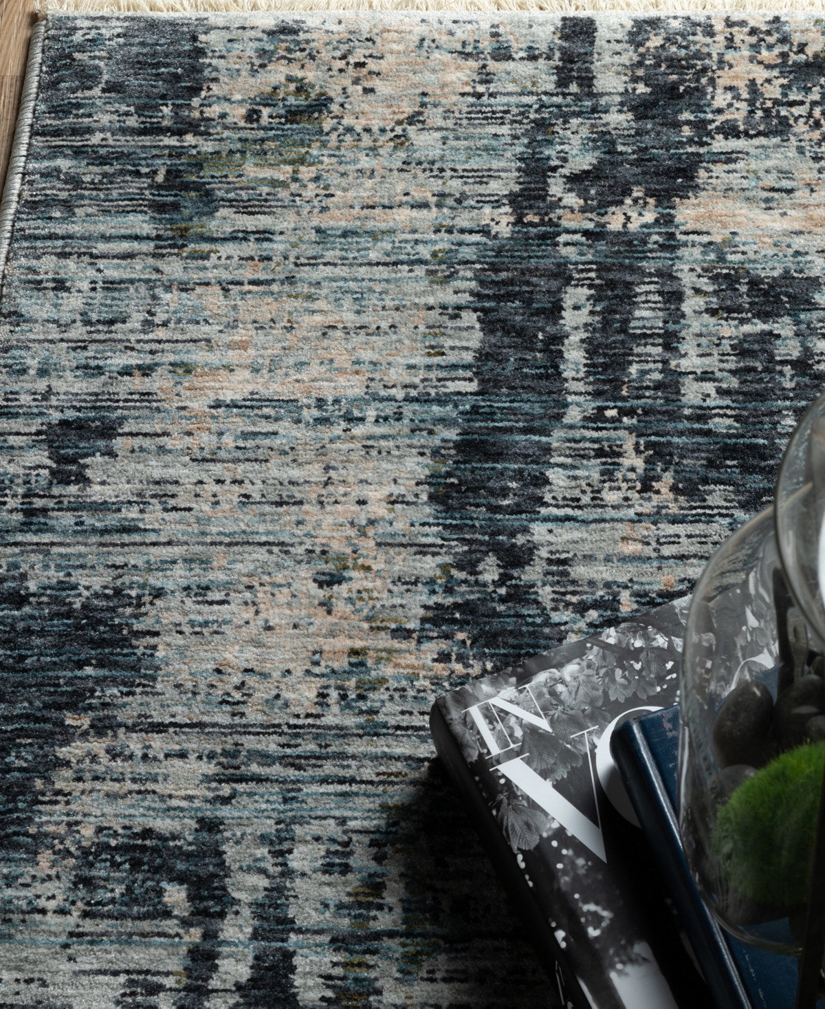 Oriental Weavers Hayden Hay04 5'3x7'6 Area Rug In Blue