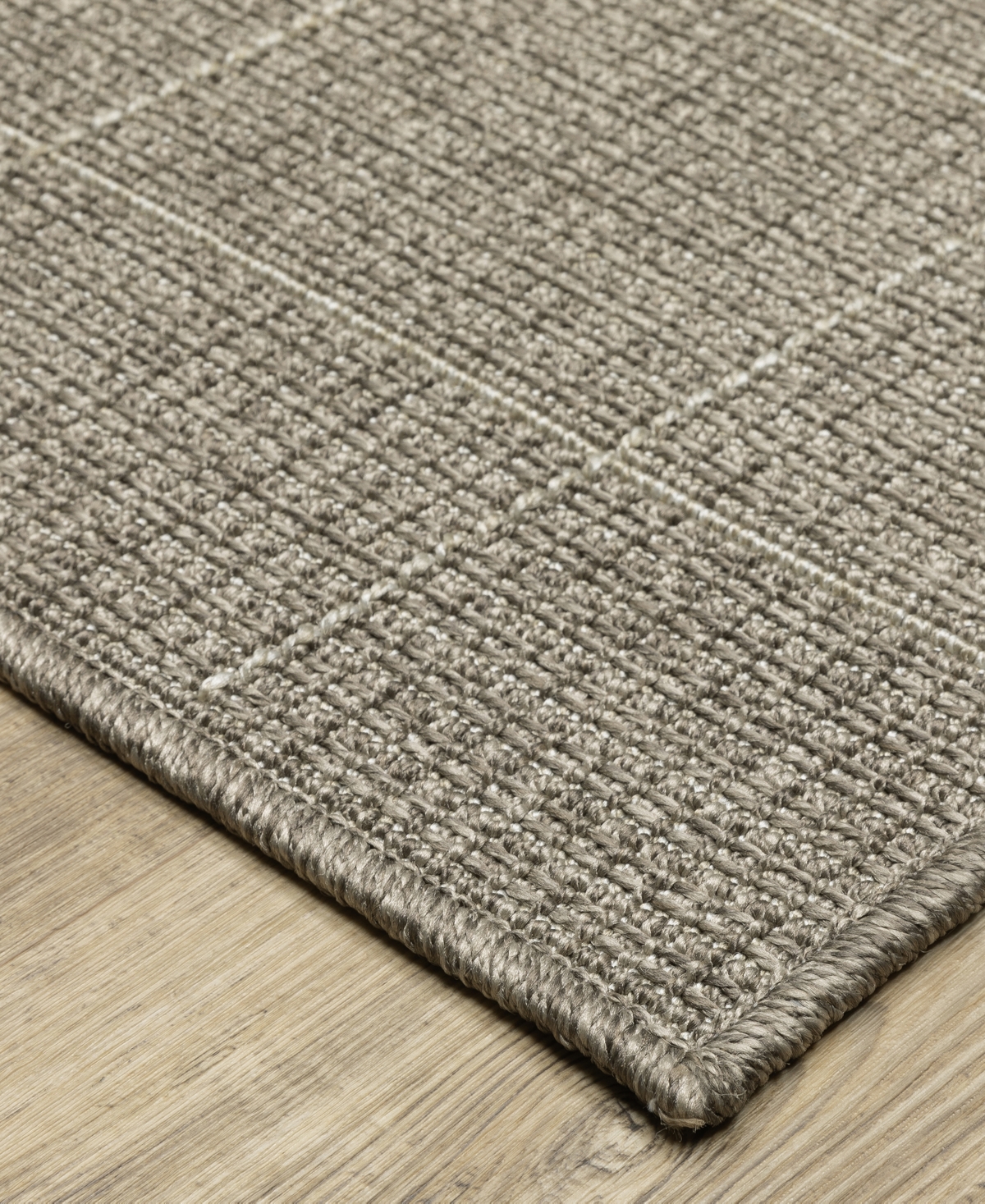 Oriental Weavers Caicos Ca04b 1'10x7'6 Runner Area Rug In Charcoal