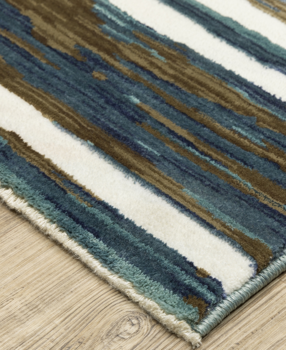 Oriental Weavers Reed Re05a 6'7x9'6 Area Rug In Blue
