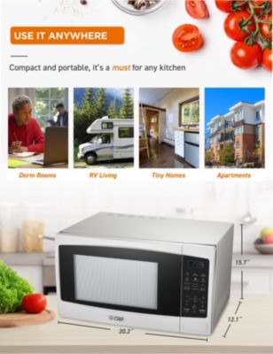 1.1 Cu. Ft. 1000W Countertop Microwave Oven