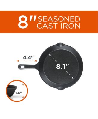 Cast Iron 3-Piece Skillet 1 Set