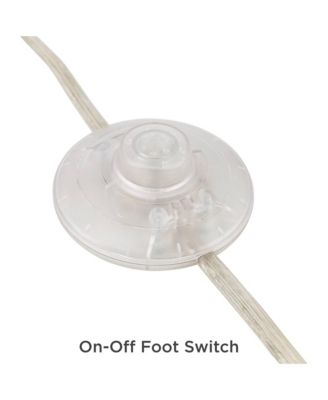 Cora Modern Arc Floor Lamp Standing 72" Tall Brushed Nickel Metal White Linen Drum Shade for Living Room Reading Bedroom Office House