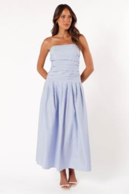 billy j boutique maxi dress 6 / Blue Floral