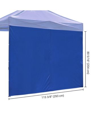 1080D 120g Privacy Sidewall UV30+ Fits 10x10ft Canopy Gazebo 2 Pieces