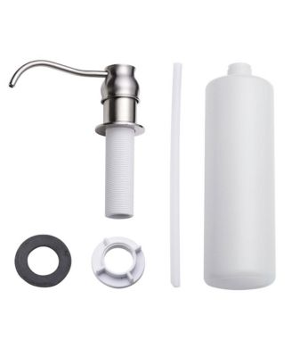 Built In Soap Dispensers Liquid Lotion Pump for Kitchen Bathroom Sink Refillable 400ml BN