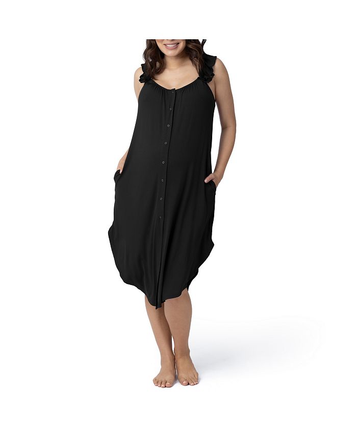 Labor And Delivery Gown Frida Mom Gown Kindred Bravely Ruffle