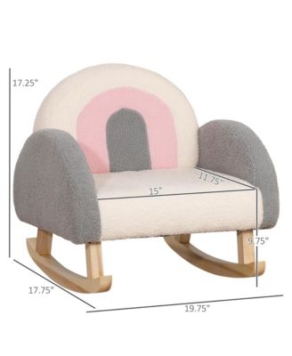 Kids Sofa, Rocking Toddler Sofa Chair, Gift for 18-36 Months,