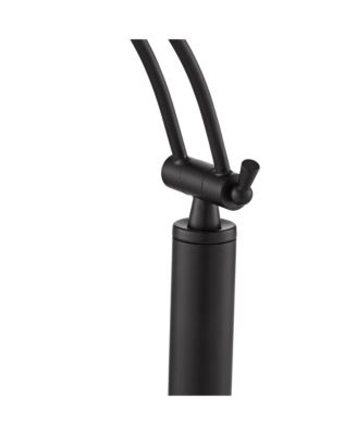 Grady Traditional Piano Banker Desk Lamp 16 1/2" High Black LED Adjustable Bronze Metal Shade for Bedroom Bedside Nightstand Kids Desk