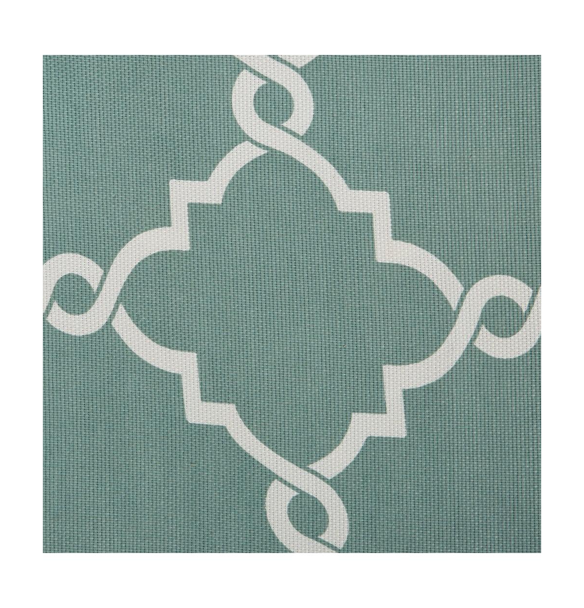Madison Park Saratoga Fretwork Print Single Window Curtain Panel for Bedroom, Grommet Top Design Single Curtain for Living Room, Width 50 length 95 in